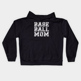 BASE BALL MOM LETTER GRAPHIC Kids Hoodie